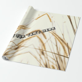 PAPEL DE PRESENTE PAPEL DE EMBALAGEM COM TEXTO EDITÁVEL