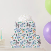 Papel De Embalagem De Animais Selvagens Selvagens 