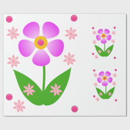 Papel De Presente papel de embalagem floral