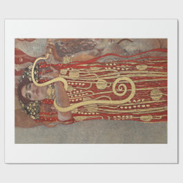 PAPEL DE PRESENTE PAPEL DE EMBALAGEM: GUSTAV KLIMT : HIGIAIA: 1907