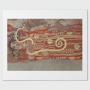 PAPEL DE PRESENTE PAPEL DE EMBALAGEM: GUSTAV KLIMT : HIGIAIA: 1907