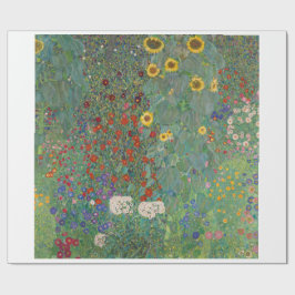 Papel De Presente PAPEL DE EMBALAGEM: GUSTAV KLIMT : JARDIM fazenda