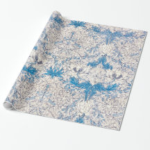 PAPEL DE EMBALAGEM: WILLIAM MORRIS : HONEYSUCKLE