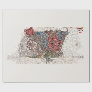 PAPEL DE PRESENTE PAPEL DE EMBALAGEM: WILLIAM MORRISE : HONEYSUCKLE