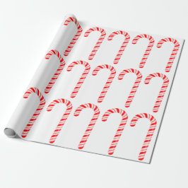 Papel De Presente Papel de embrulhamento Candy Cane