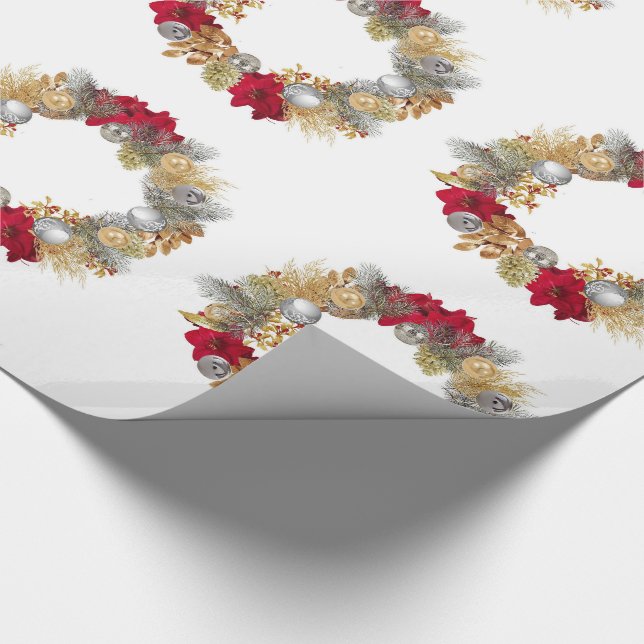 Papel De Presente Papel de embrulhamento das mortes de Natal (Ponta)