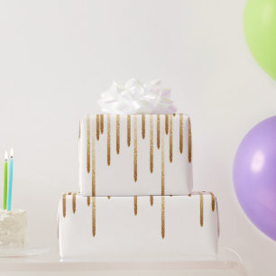 Papel De Presente Papel de embrulhamento de chuva com brilho