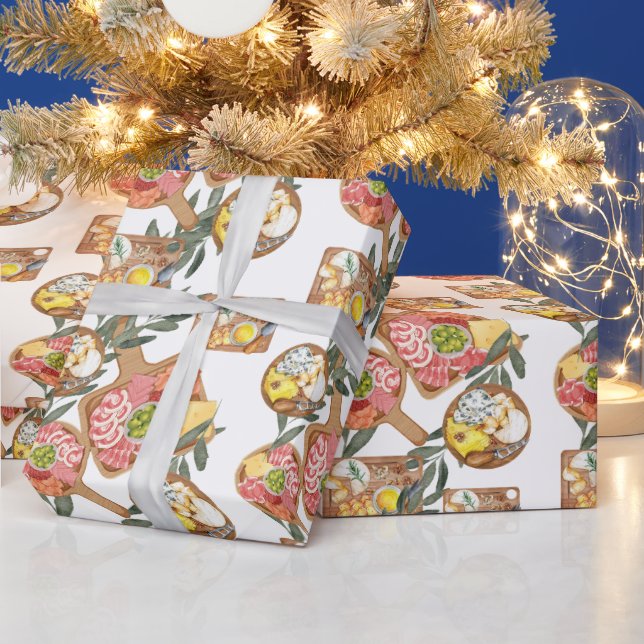 Papel De Presente papel de embrulhamento de conselhos de charcuterie (Feriados)