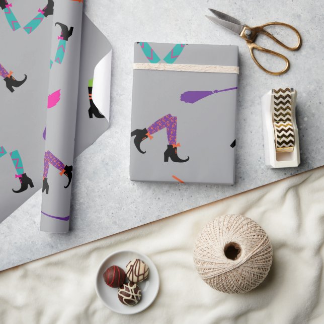 Papel De Presente Papel de embrulhamento de Dia das Bruxas (Artesanato)