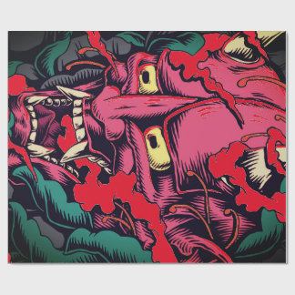 Papel De Presente Papel de embrulhamento de dispositivo JAPONÊS HALL