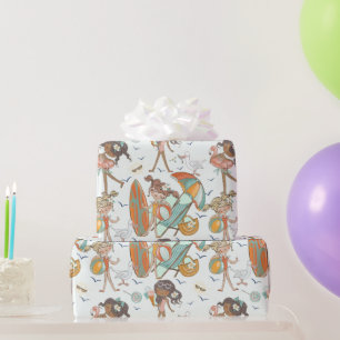 Papel De Presente Papel de embrulhamento de festas de praia