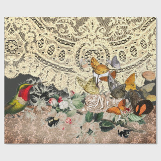 Papel De Presente Papel de embrulhamento de folhas e de folhas