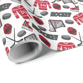 Papel De Presente Papel de embrulhamento de hóquei