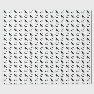 Papel De Presente Papel de embrulhamento de presente preto na caldei