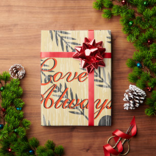 Papel De Presente Papel de embrulhamento do Namorados