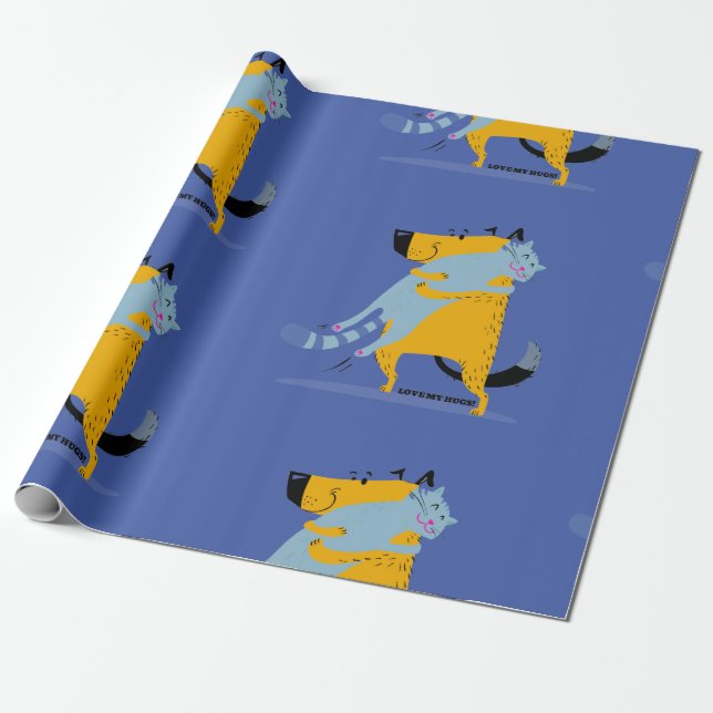 Papel De Presente Papel de empacotamento (Desenrolado)