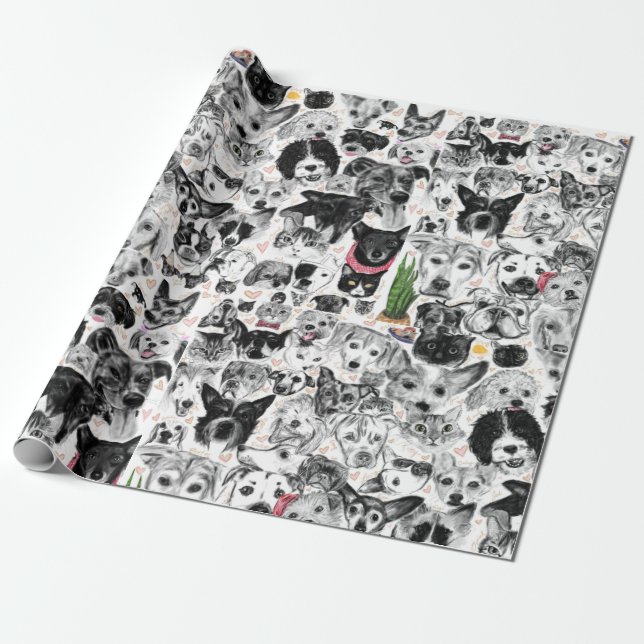 Papel De Presente Papel de empacotamento (Desenrolado)