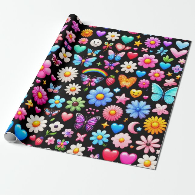 Papel De Presente Papel de empacotamento (Desenrolado)