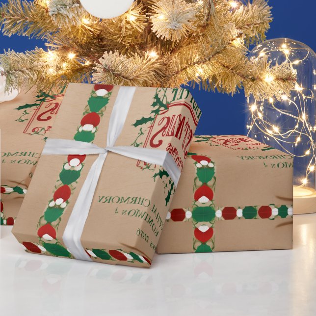 Papel De Presente Papel de empacotamento (Feriados)