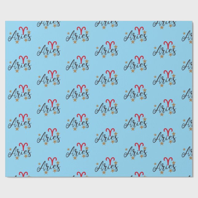 Papel De Presente Papel de empacotamento de sinais nas estrelas - Fu (Aberto)