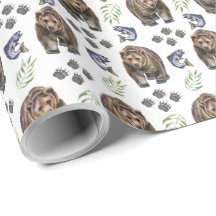 Papel de empacotamento do urso