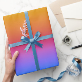 Papel De Presente Papel de empacotamento em horizontes rosa