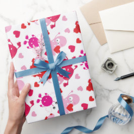 Papel De Presente Papel de empacotamento para presentes em forma de 