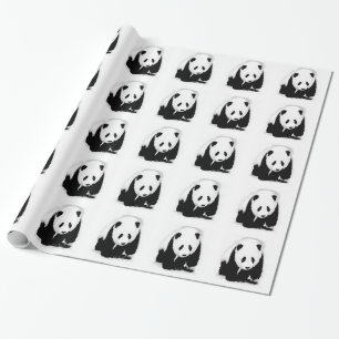 Papel De Presente Papel de empacotamento para presentes em Panda Pre
