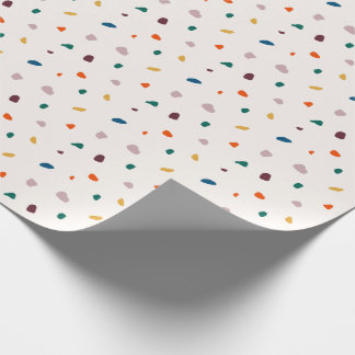 Papel De Presente Papel de empacotamento Terrazzo - Padrão retrô Ter
