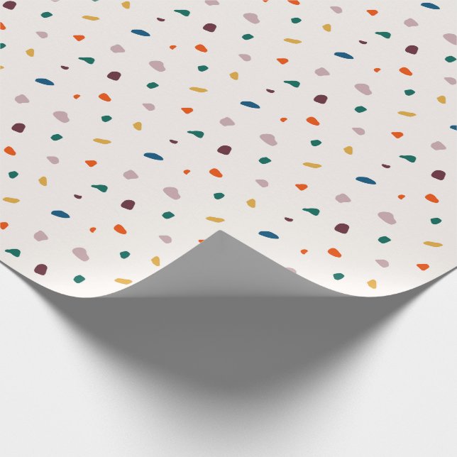 Papel De Presente Papel de empacotamento Terrazzo - Padrão retrô Ter (Ponta)