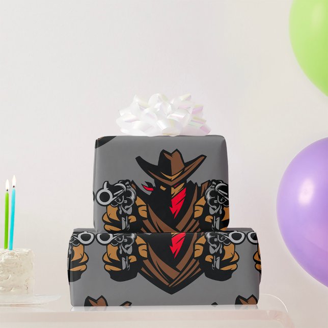 Papel De Presente Papel de enrolação de vaqueiro (Criador carregado)