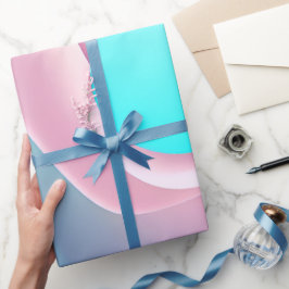 Papel De Presente Papel de enrolamento abstrato