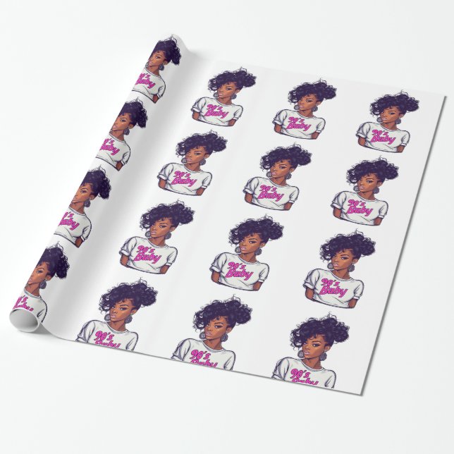 Papel De Presente Papel de enrolamento Bash dos 90 (Desenrolado)