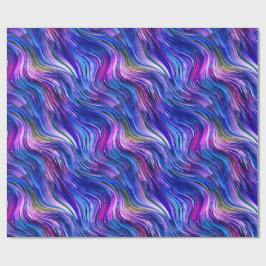 Papel De Presente Papel de enrolamento brilhante com tinta a álcool