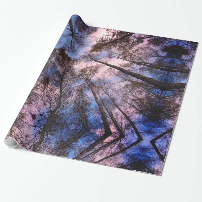 Papel De Presente Papel de enrolamento brilhante da natureza, 30 pol (Desenrolado)