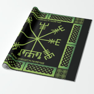Papel De Presente Papel de enrolamento Celtic Vegvisir