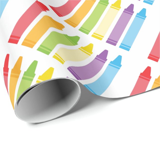 Papel De Presente Papel de enrolamento Crayon (Ponta do rolo)