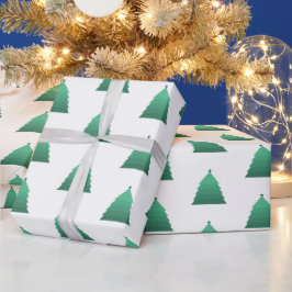 Papel De Presente Papel de enrolamento da árvore de Natal