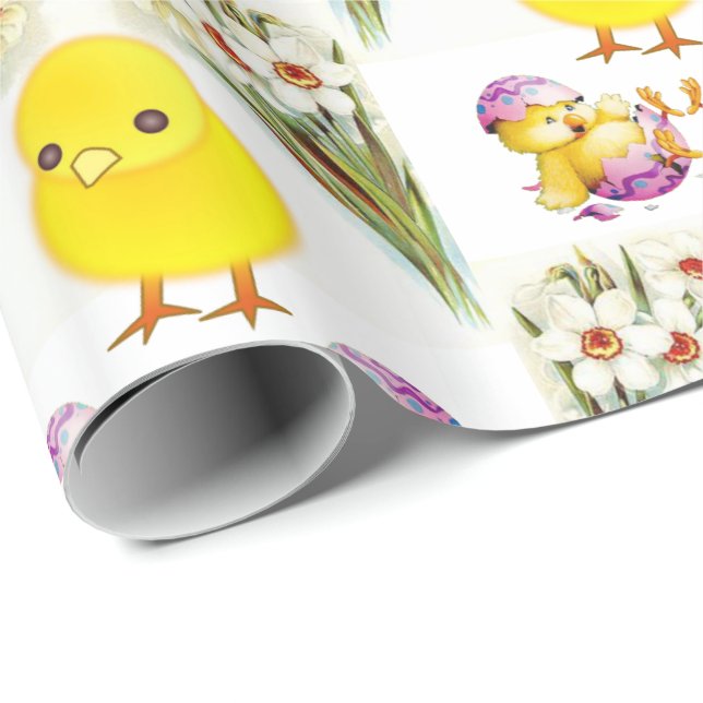 Papel De Presente Papel de enrolamento da páscoa (Ponta do rolo)