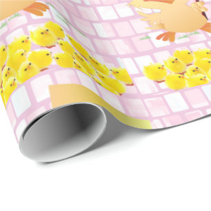 Papel De Presente Papel de enrolamento da páscoa