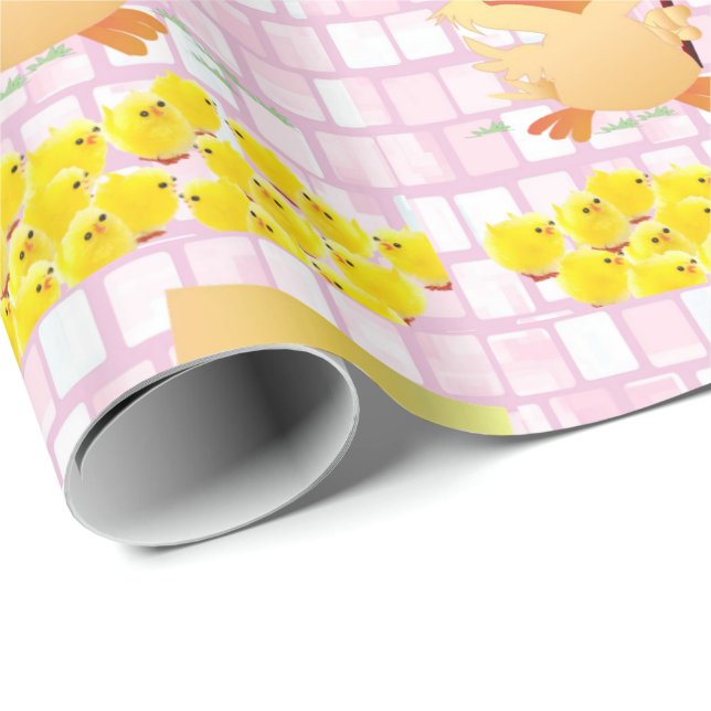 Papel De Presente Papel de enrolamento da páscoa (Ponta do rolo)