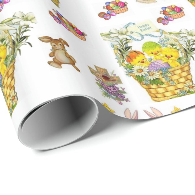 Papel De Presente Papel de enrolamento da páscoa (Ponta do rolo)