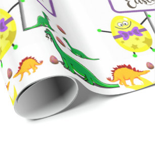 Papel De Presente Papel de enrolamento da páscoa