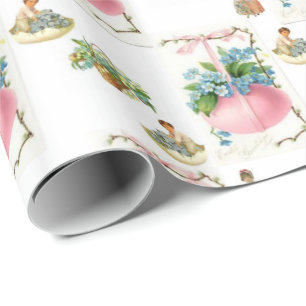 Papel De Presente Papel de enrolamento da páscoa
