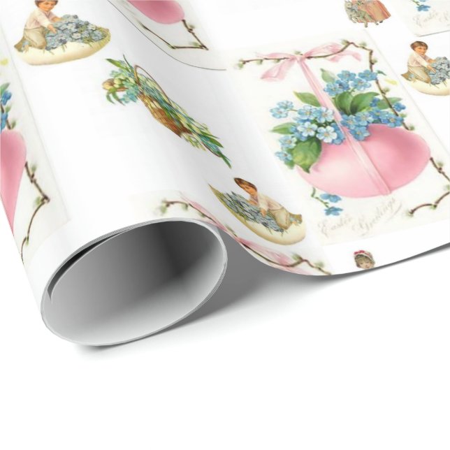 Papel De Presente Papel de enrolamento da páscoa (Ponta do rolo)