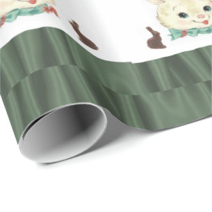Papel De Presente Papel de enrolamento da páscoa