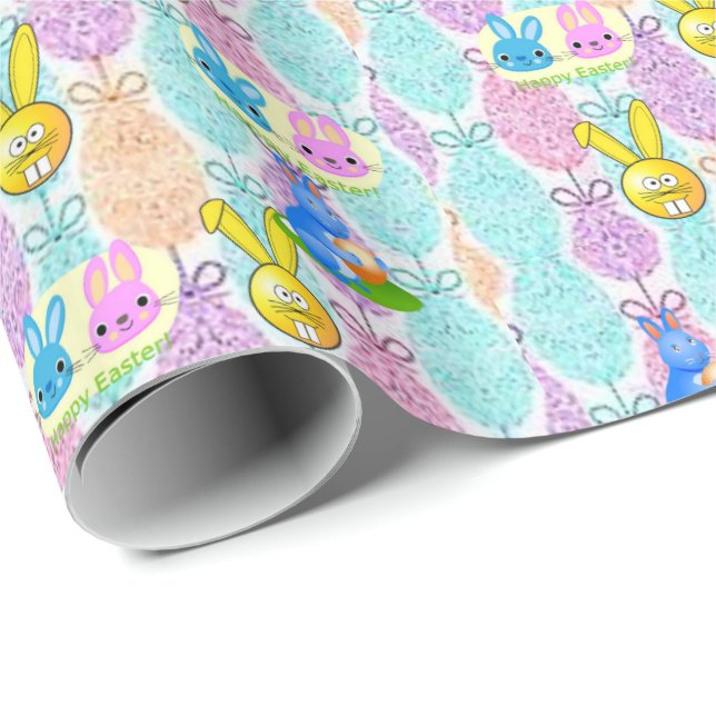 Papel De Presente Papel de enrolamento da páscoa (Ponta do rolo)