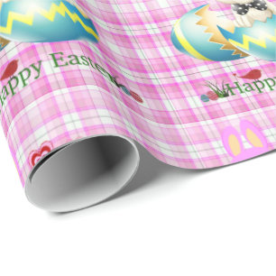 Papel De Presente Papel de enrolamento da páscoa