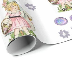 Papel De Presente Papel de enrolamento da páscoa