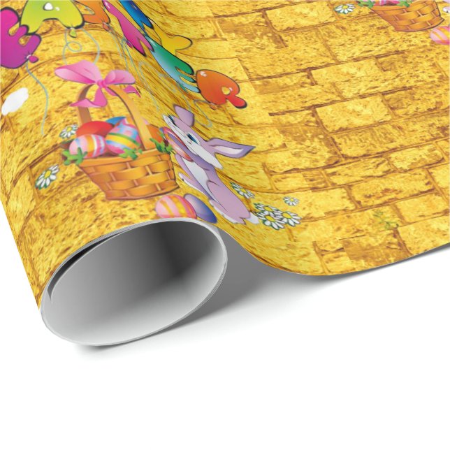 Papel De Presente Papel de enrolamento da páscoa (Ponta do rolo)